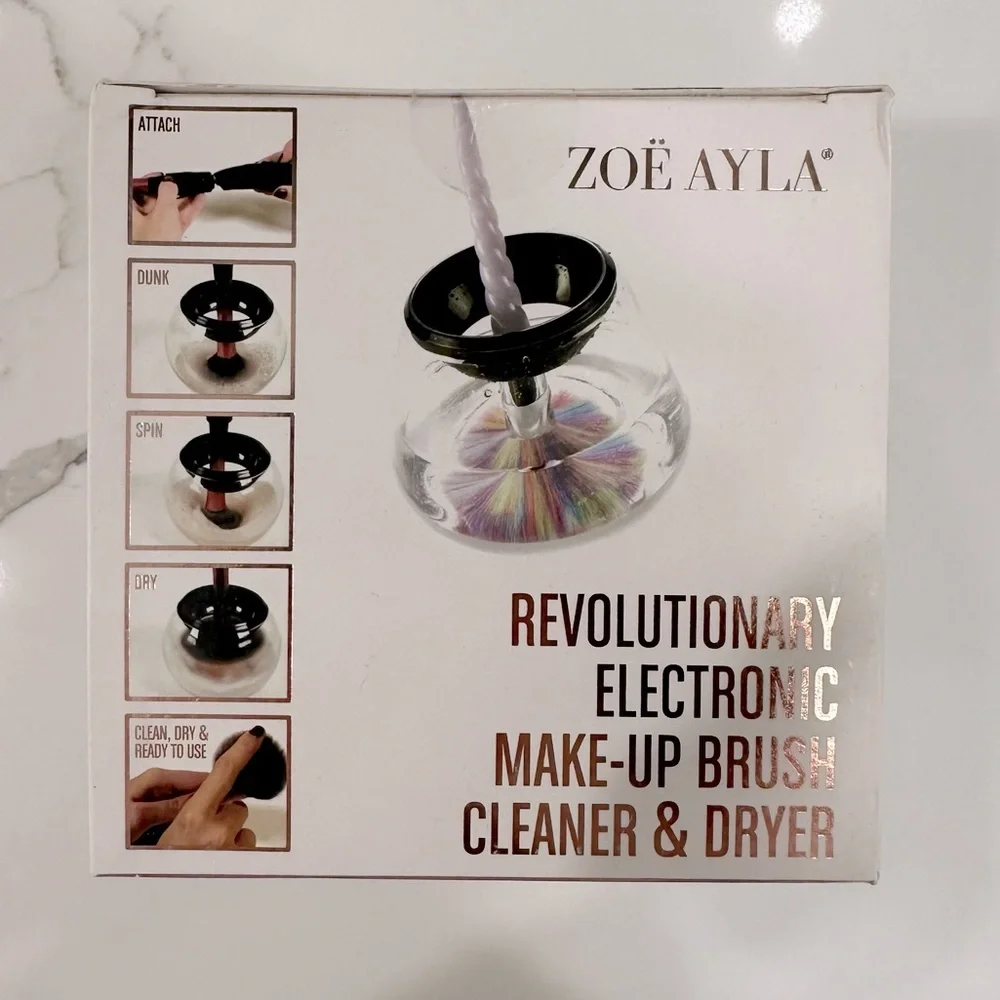 🔥2/$40🔥 Zoë Ayla Revolutionary Electronic Makeup Brush Cleaner & Dryer - Picture 5 of 7